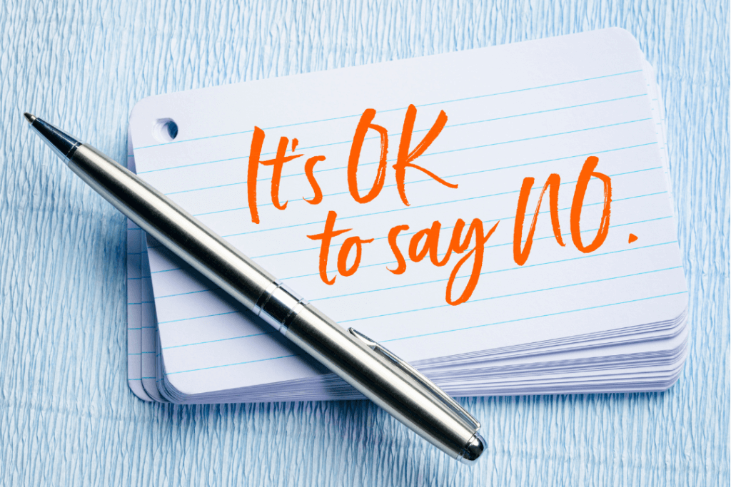 The Art of Saying NO